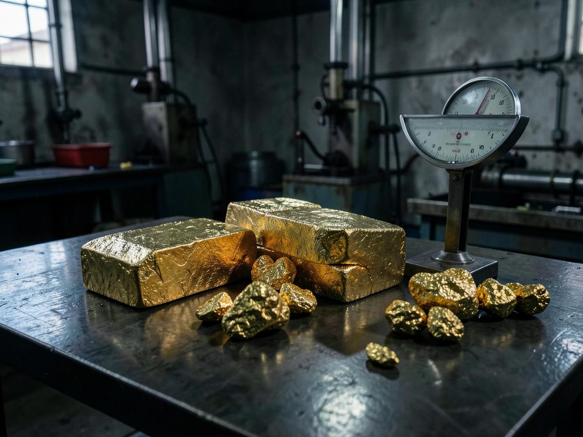 Gold doré and strategic mineral samples sourced in Uganda and the DRC